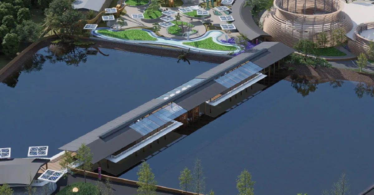 The Arrival Building and Skywalk