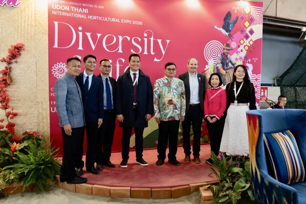 ประเทศไทยเปิดตัวบูธมหกรรมพืชสวนโลก 2026 ที่งาน EUROFLORA 2025 ประเทศอิตาลี สะท้อนความหลากหลายทางชีวภาพและวัฒนธรรมสู่สายตาชาวโลก