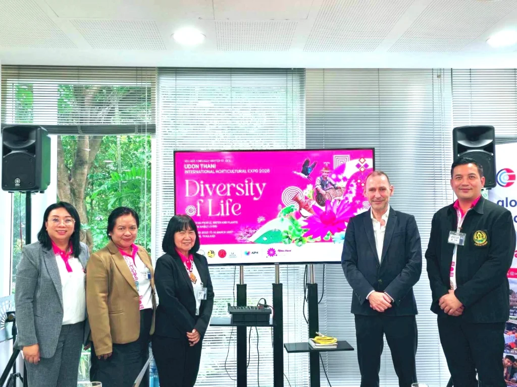 สำนักงานจัดงานมหกรรมพืชสวนโลก กรมวิชาการเกษตร เชิญชวนเนเธอร์แลนด์ร่วมจัดแสดงงานมหกรรมพืชสวนโลก อุดรธานี 2569