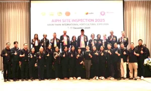 AIPH ลงพื้นที่ติดตามความพร้อมการจัดงานมหกรรมพืชสวนโลก จังหวัดอุดรธานี พ.ศ. 2569
