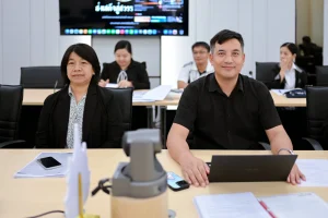 สำนักงานจัดงานมหกรรมพืชสวนโลก ร่วมให้การต้อนรับผู้แทนกรรมการสมาคมพืชสวนระหว่างประเทศ (AIPH) ในโอกาสเข้าเยี่ยมคารวะ